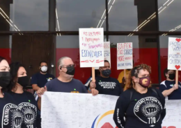 ‘They they want to offer a nickel raise and say, “we’re taking care of our workers.”’ Photograph: Courtesy of UFCW Local 770