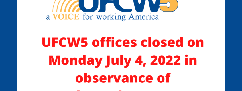 office closed on Independence Day