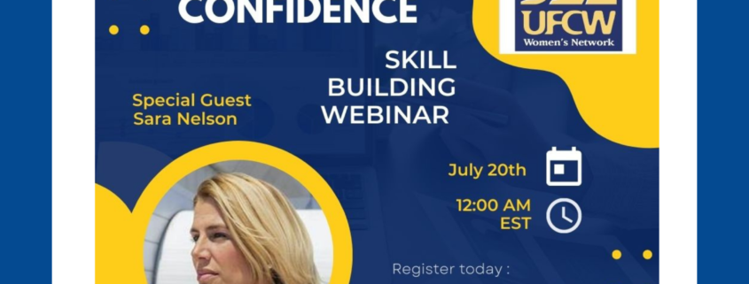 Inspiring Confidence webinar online poster